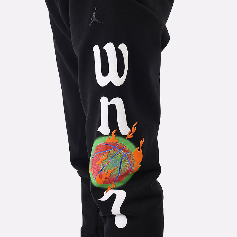 мужские черные брюки Jordan 'Why Not?' Fleece Trousers DD3329-010 - цена, описание, фото 4